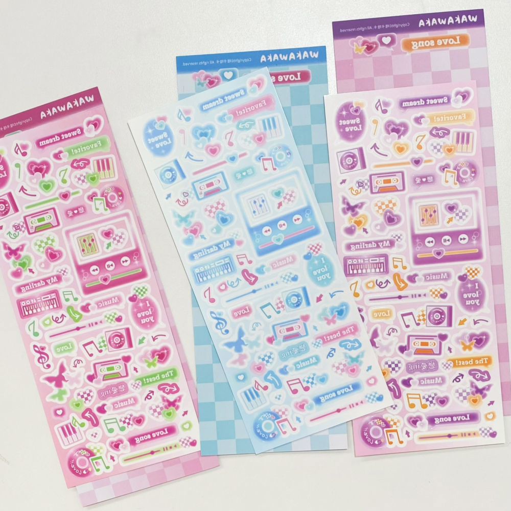 SCRAPBOOK Music Decorative STI - Glitter Vinyl Roll ulasan dan harga