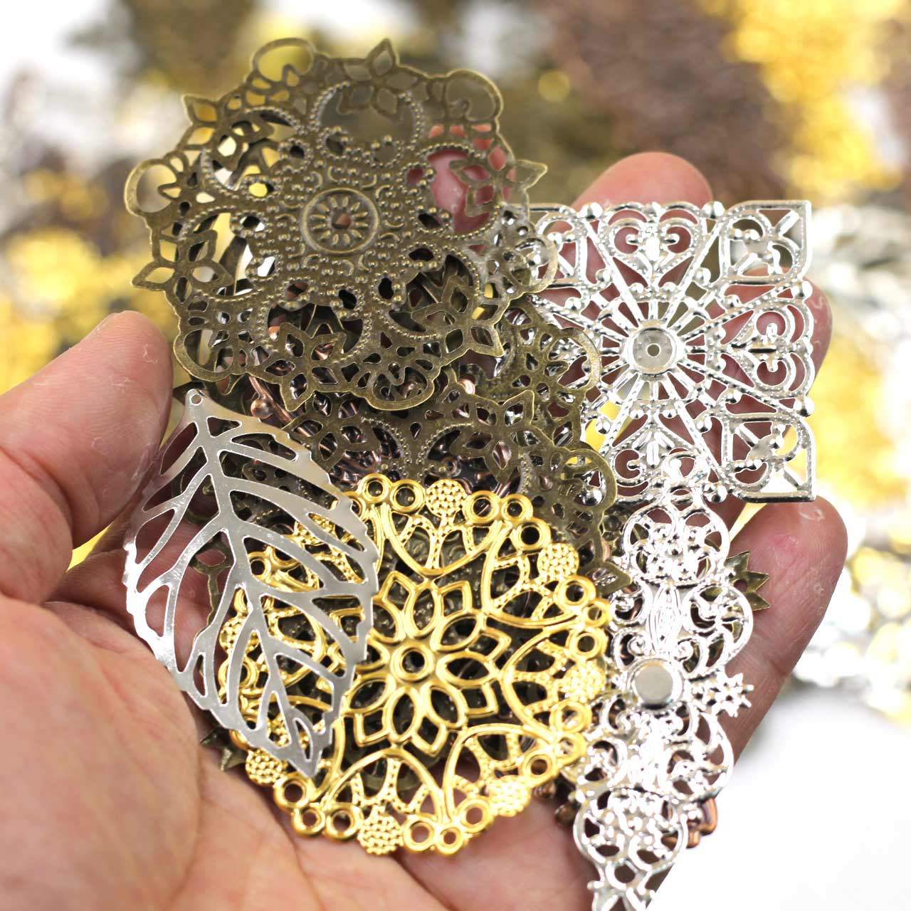 Embellishments Connectors Rand - Embellishment Crafts ulasan dan harga