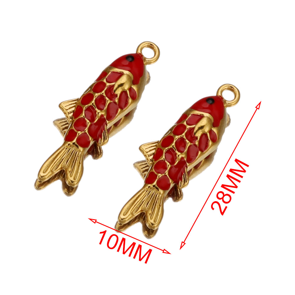 2pcs Stainless Steel Colorful  - Embellishment Crafts ulasan dan harga