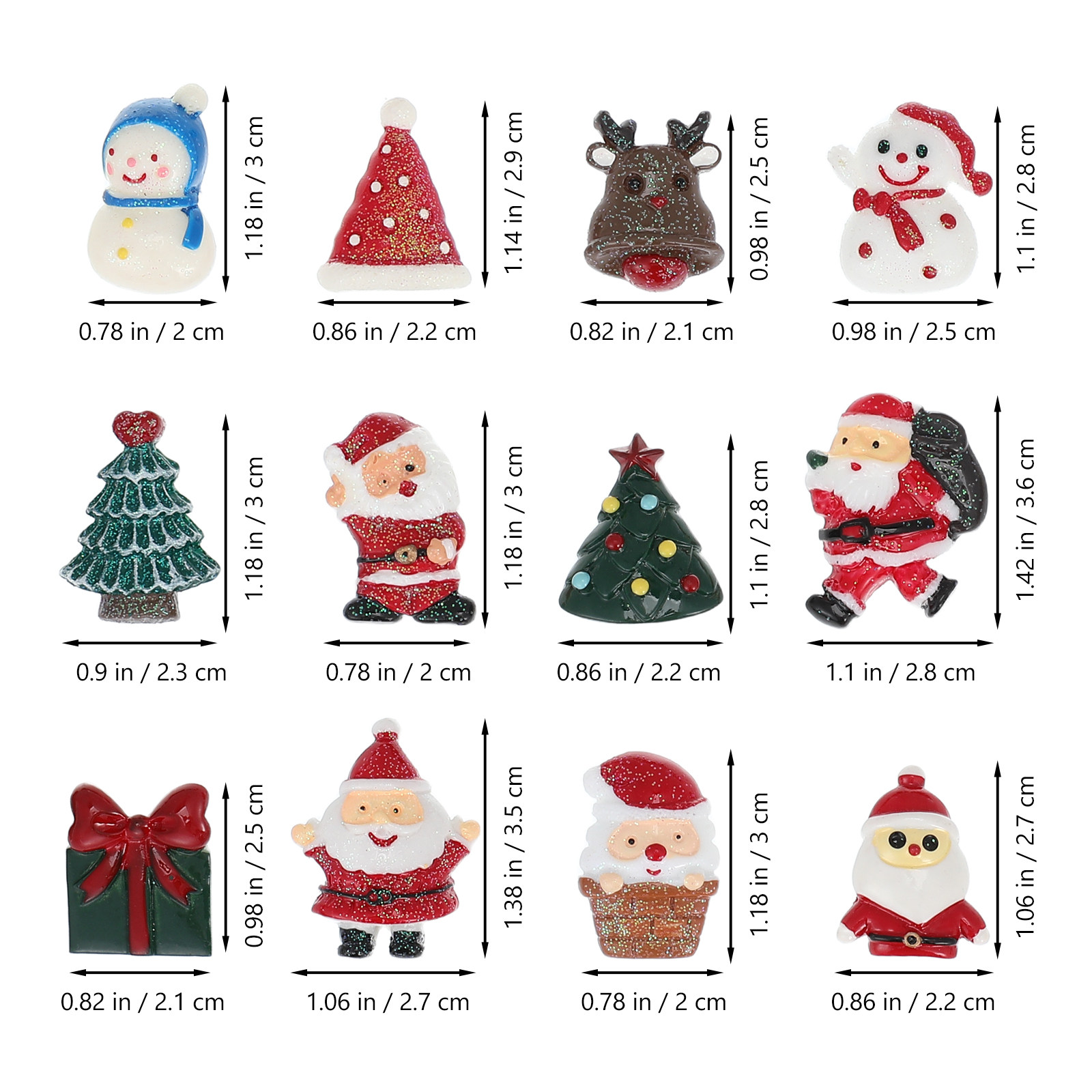 50 PCS Embellishment Christmas - Embellishment Crafts ulasan dan harga