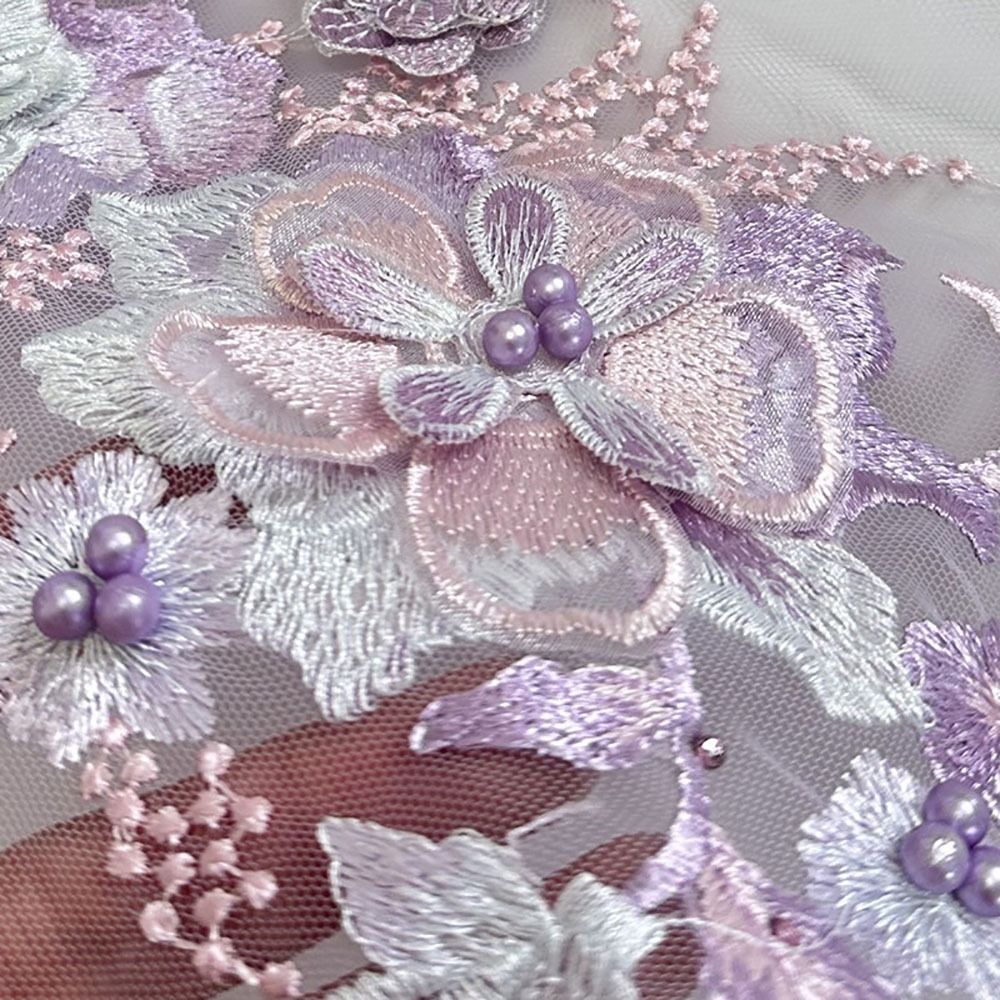 Fashion Elegant Colorful Sequi - Applique Patch Flower ulasan dan harga