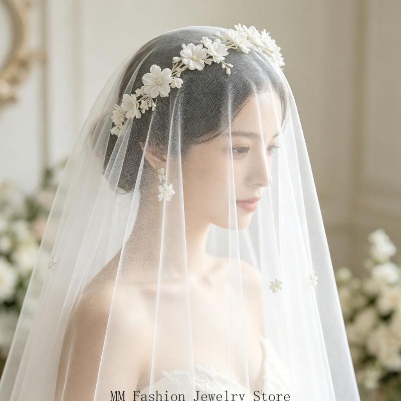 20Pack Decorative White Flower - Applique Patch Flower ulasan dan harga