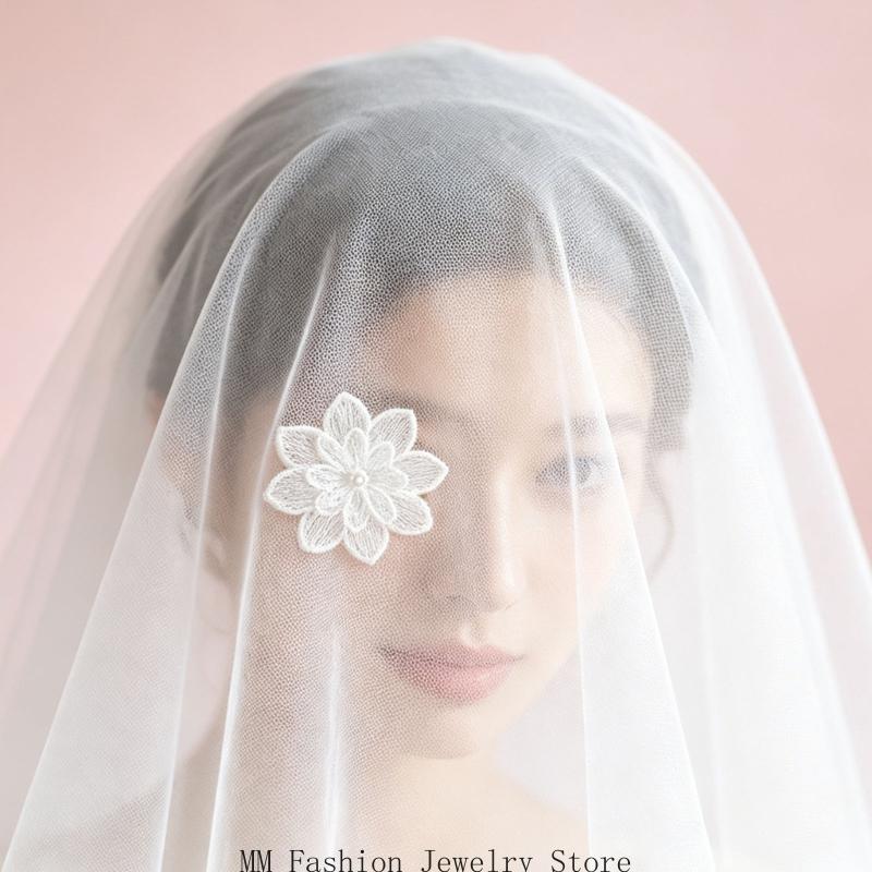 20Pack Decorative White Flower - Applique Patch Flower ulasan dan harga