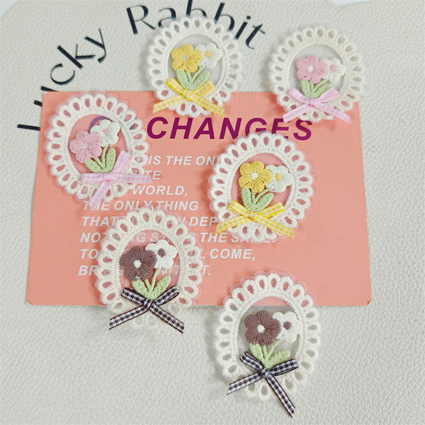 10PCS New Spring Summer Fresh  - Applique Patch Flower ulasan dan harga