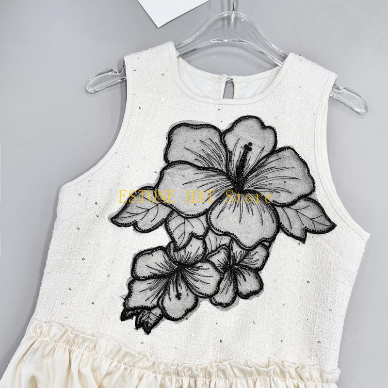 49MF Eye-Catching Flower Tulle - Applique Patch Flower ulasan dan harga