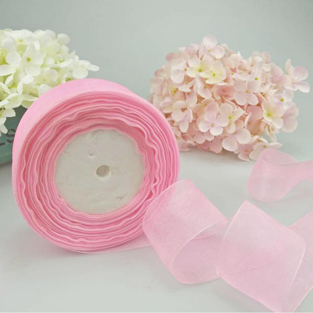 Sheer Organza Ribbon Polyester - Organza Ribbon Spool ulasan dan harga