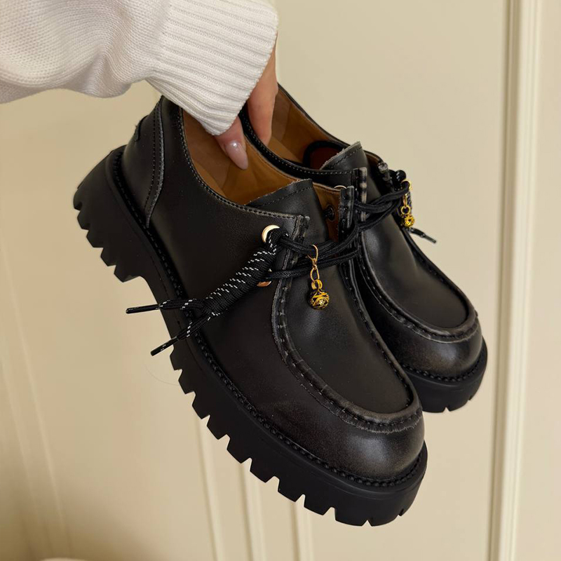 BEAUTODAY Fashion Loafers Wome - Guipure Lace Panel ulasan dan harga