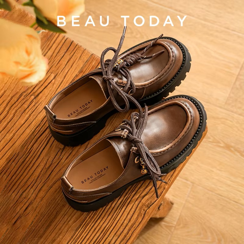 BEAUTODAY Fashion Loafers Wome - Guipure Lace Panel ulasan dan harga