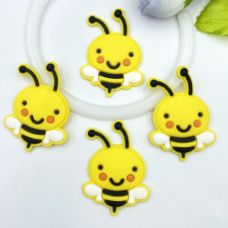 10/20/30pcs cute PVC bee flexi - Embellishment Glue Craft ulasan dan harga