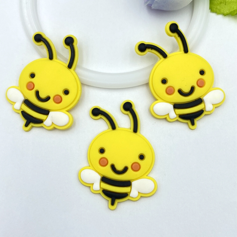 10/20/30pcs cute PVC bee flexi - Embellishment Glue Craft ulasan dan harga