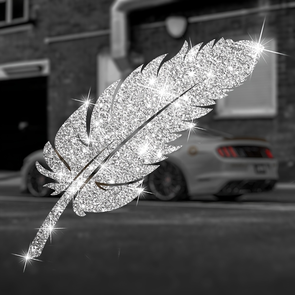 2PCS Glitter Feather Motorcycl - Glitter Vinyl Roll ulasan dan harga