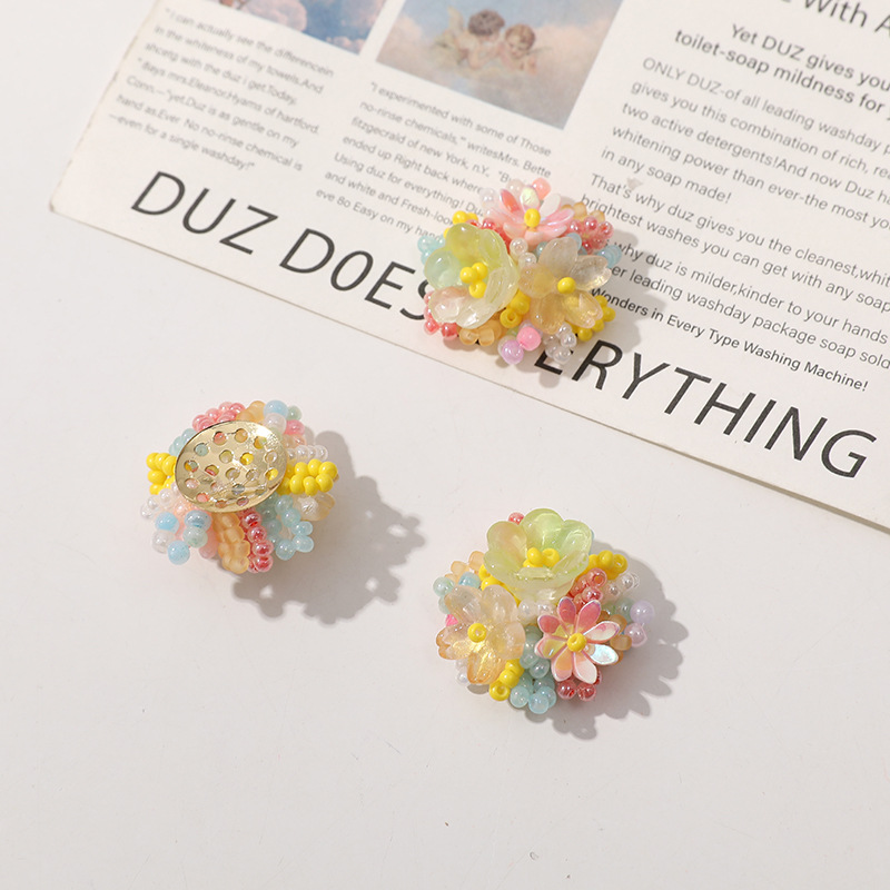 2pcs Crystal Flower Patches fo - Applique Patch Flower ulasan dan harga